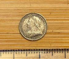 Victoria Veiled Head Maundy Penny 1899 (ref #9)