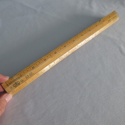 Antique ruler boxwood - ruler,