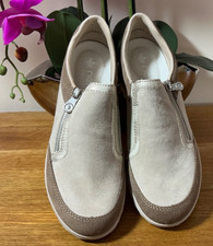 Rieker shoe with zip beige - rieker, in