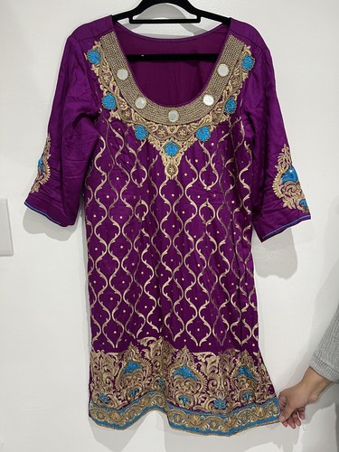 Patiala punjabi suit purple - punjabi,