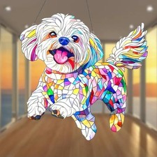 Acrylic Westie Dog Sun Catcher