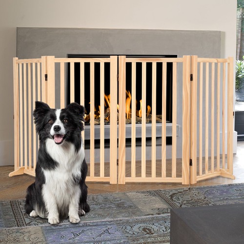 Freestanding dog gate foldable - dog,