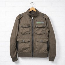 Goi Gio Mens Jacket Khaki Size