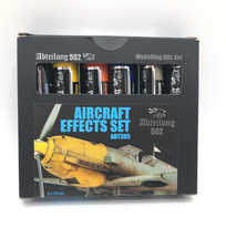 Abteiling 502 ABT305 Aircraft Effects Oil Paint Set - 6 x 20ml Colours