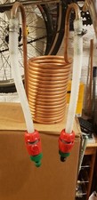 Copper immersion wort chiller