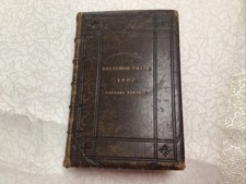 Holy Bible. Leather Bound.  OUP  1882 . Balcombe.  Selmaston School, Sussex