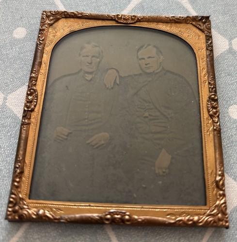 Antique framed daguerreotype - antique,