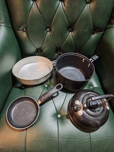 Backpacking pan cooking set - backpacking,