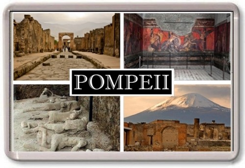 Fridge magnet pompeii - -,