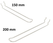 Shop Display Hooks Fits 25mm Pegboard Euro Looped Hook Product Hanging Peg Board