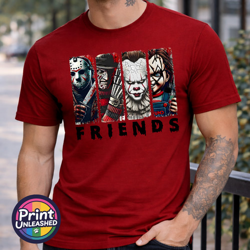Horror movie shirt - horror, friends