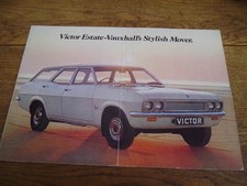 VAUXHALL VICTOR FD ESTATE OVERSIZED BROCHURE 1968 69