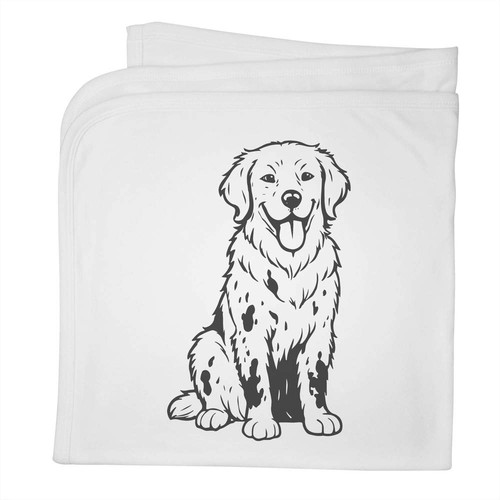 Muddy golden retriever baby - retriever',