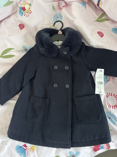 Navy coat age new - coat, 3-4