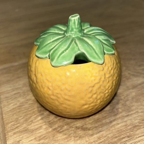 Vintage ceramic lemon orange - vintage,
