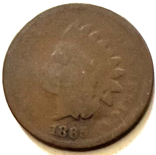 1865 indian head one cent - cent, coin