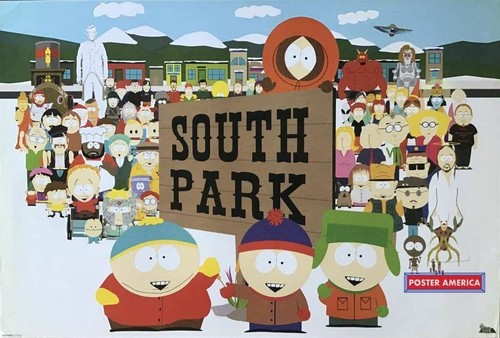 South park characters poster - south,