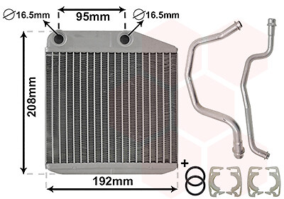 Heat exchanger interior - exchanger,,