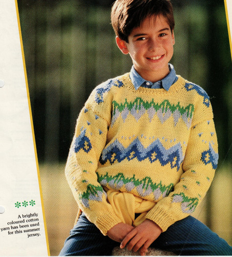 Knitting pattern copy