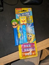SpongeBob and Luigi Pez Dispensers