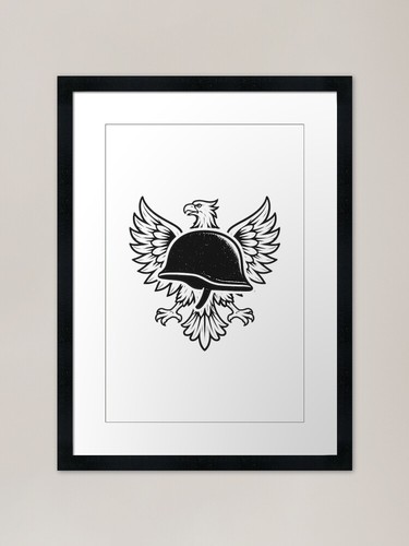 Polish eagle framed art - polish,