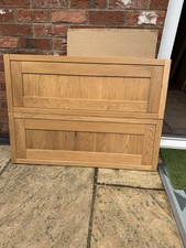 TWO X SOLID  OAK IN FRAME STYLE KITCHEN DRAWER FRONTS 2 X 1000 X 360 STOCK DZ690