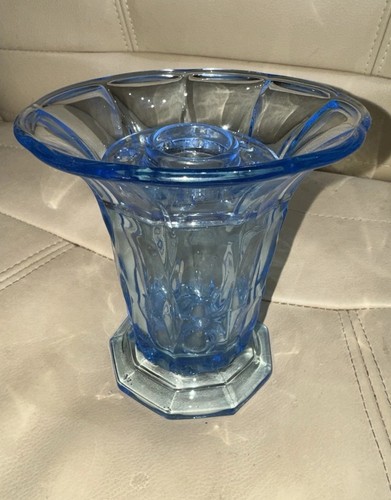 Art deco blue glass - deco, vase
