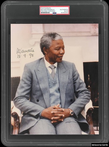 Nelson mandela signed - nelson,