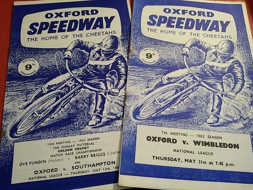 Speedway programmes oxford - speedway, 2