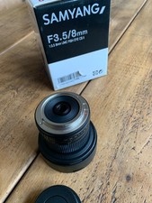 Samyang F3.5/8 Fish eye lens