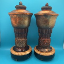 Pair  Antique Marble Clock