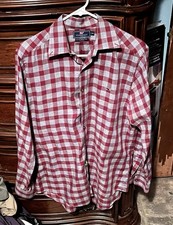 Mens Red Checkered Vineyard