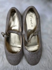 Next Gold Heel Girls Shoes