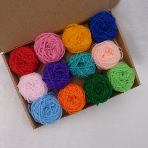 Wool yarn small balls - yarn,