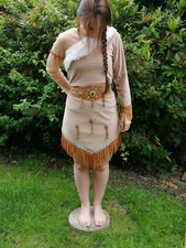 vintage Disney World Pocahontas  costume dress up girl Large size uk 8  #FD