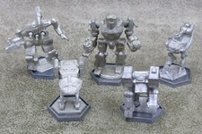 Battletech metal MECHS x5 unpainted Iron Wind Metals 30669