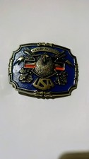 Harley Davidson USA belt buckle solid brass 