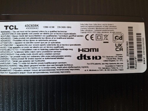 Tcl43c35k ultra hd smart - hd,
