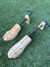 Shoe Boot Shaper Stretcher Shoe Tree Wooden, Adjustable Brown Bunion