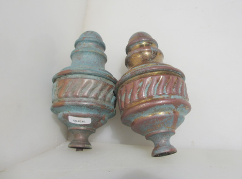 Victorian brass curtain pole - curtain,