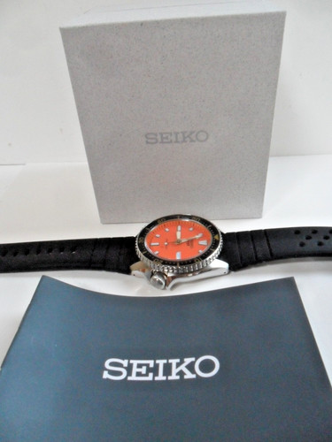 Orange dial men - orange, s/s
