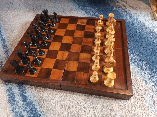 Antique chess and - and, backgammon