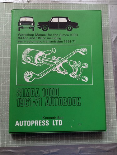 Simca 1000 944cc 1118cc inc - simca,