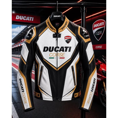 Ducati corse leather racing - ducati,