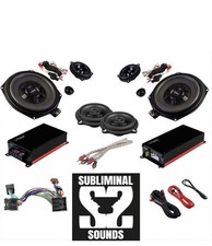 BMW 1 3 5 6 E F SERIES VIBE TWIN AMP AUDIO UPGRADE PACKAGE E90 E91 E93 E93 E87