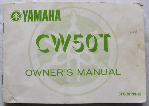 Yamaha cw50t motorcycle owners - yamaha,