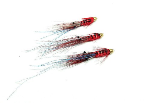 Salmon tube flies - flies, (3