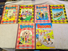 6 x Broons annuals 1978 - 1988
