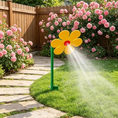 Crazy dancing daisy sprinkler - crazy,