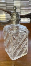 Antique Cut Lead Glass Silver